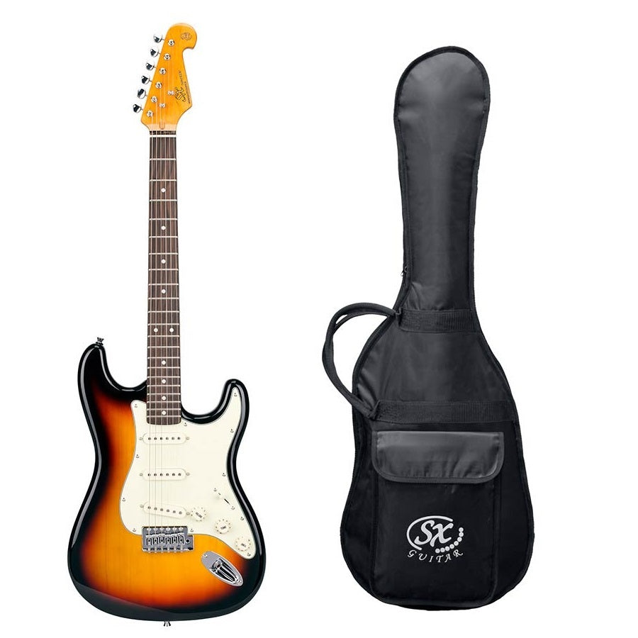SX SST623TS Електрическа китара, 62 Vintage Style, sunburst, калъф