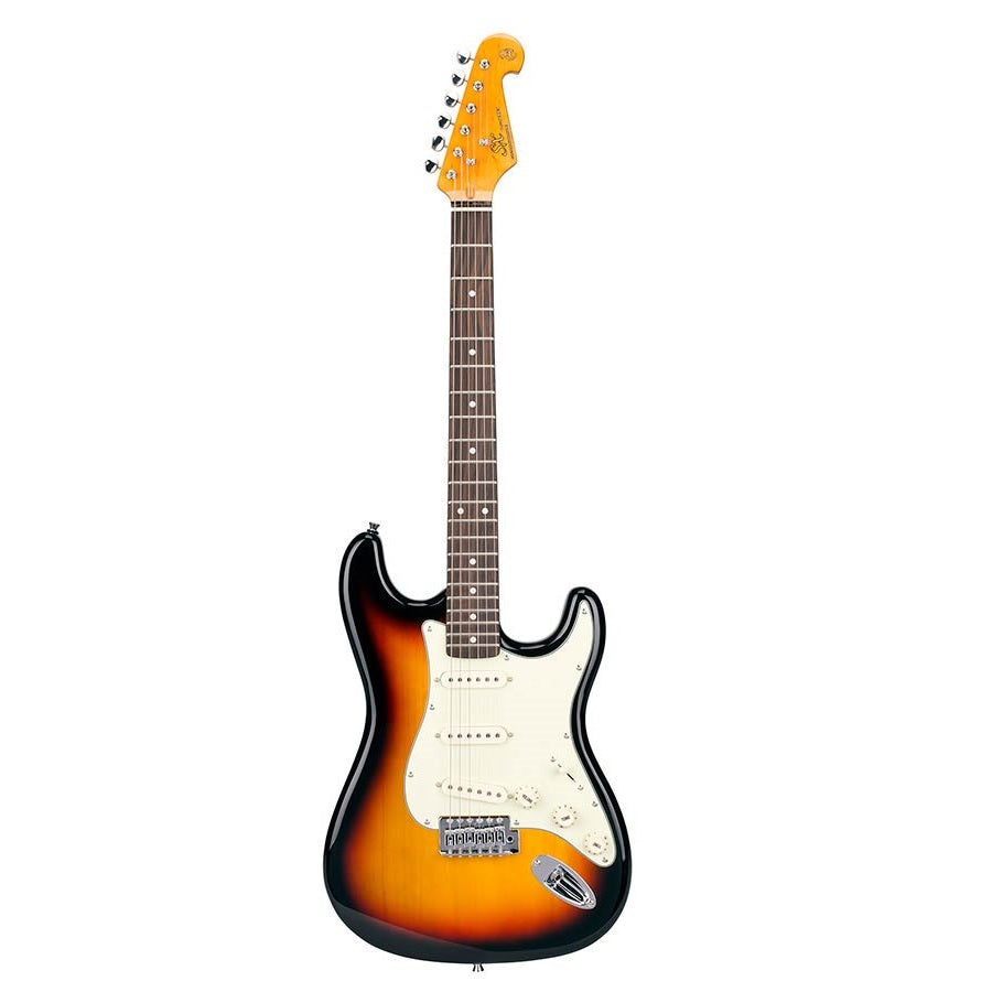 SX SST623TS Електрическа китара, 62 Vintage Style, sunburst, калъф