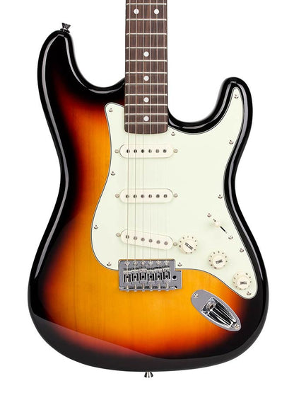 SX SST623TS Електрическа китара, 62 Vintage Style, sunburst, калъф