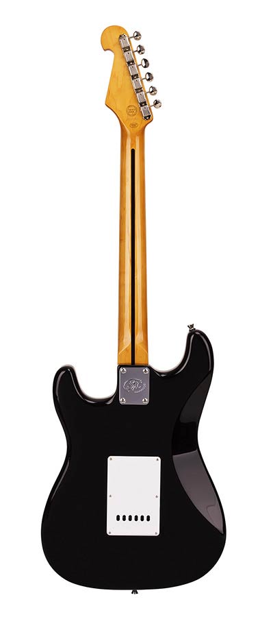 SX SST62BK Електрическа китара, 62 Vintage Style, черна, калъф