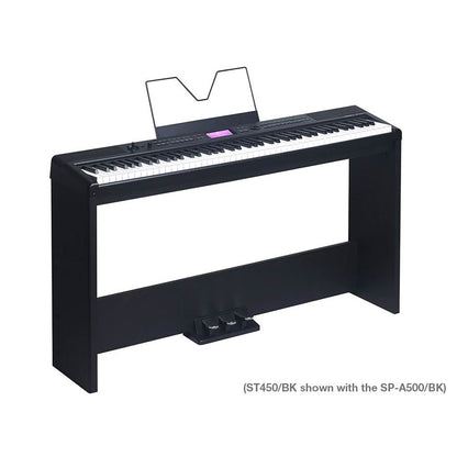Medeli ST450BK Дървена стойка за цифрово пиано SPC120, SPC220 и SPA500, с 3 педала, черна