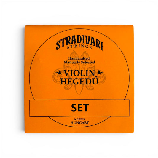 Stradivari Комплект струни за цигулка 4/4, ръчна изработка, произведени в Унгария