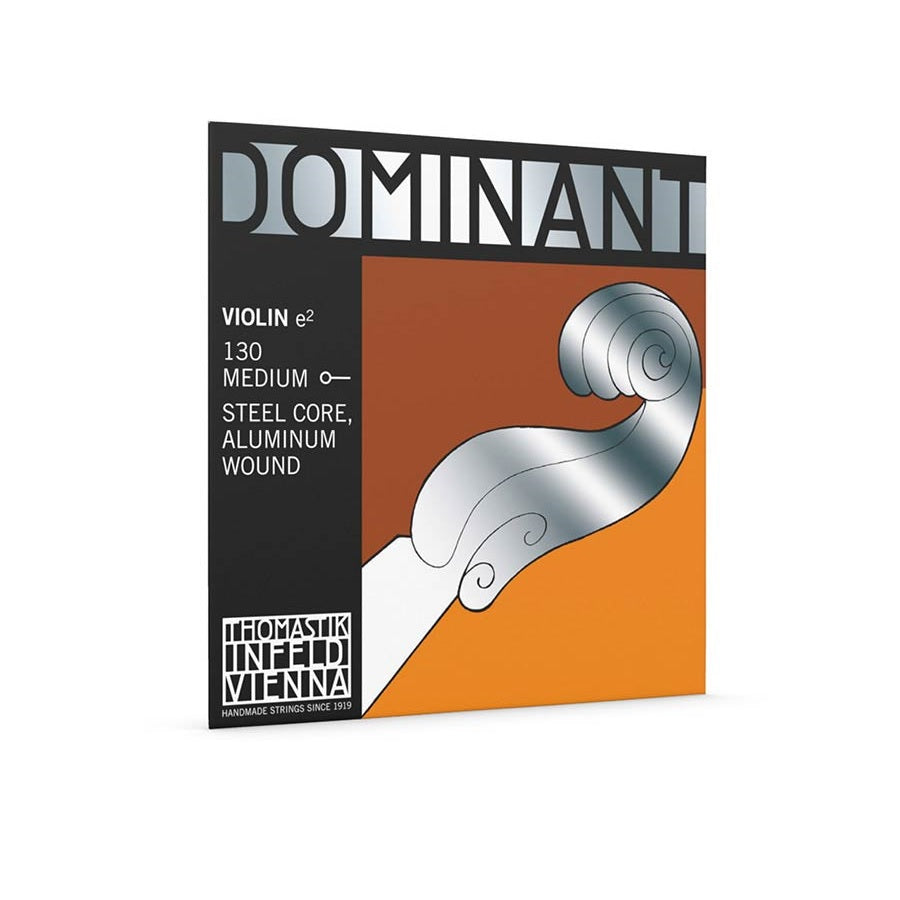 Thomastik Dominant TH130 Струна за цигулка Mi E 4/4, Medium, въглеродна стомана/алуминий