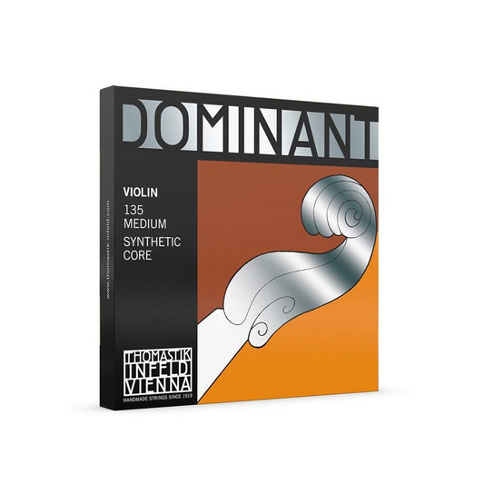 Thomastik Dominant TH135 Комплект 4 струни за цигулка 4/4, Medium, синтетично ядро