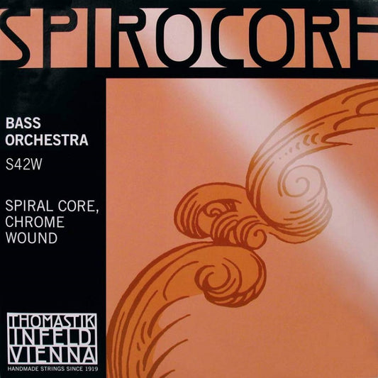 Thomastik Spirocore THS42W Комплект струни за контрабас 4/4, Light, 110 cm