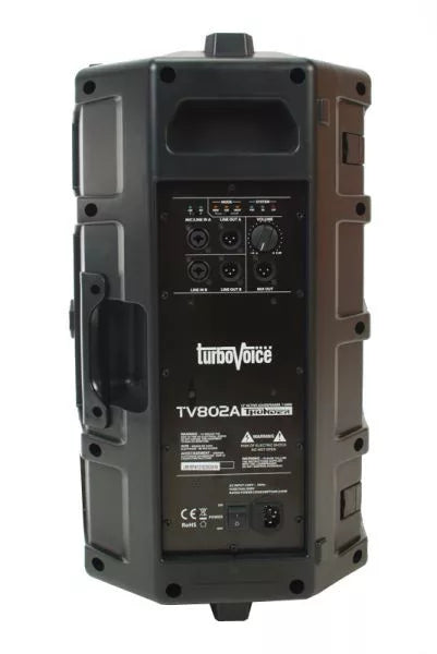 TurboVoice TV802A Активна 2-way тонколона, Class D, DSP, 800 W