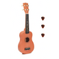 Korala UKS15OR Комплект сопрано укулеле, 3 перца, Orange Matt