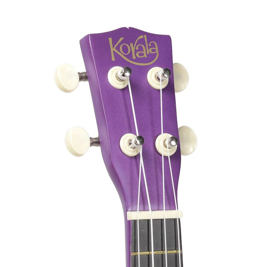 Korala UKS15PU Комплект сопрано укулеле, 3 перца, Purple Matt
