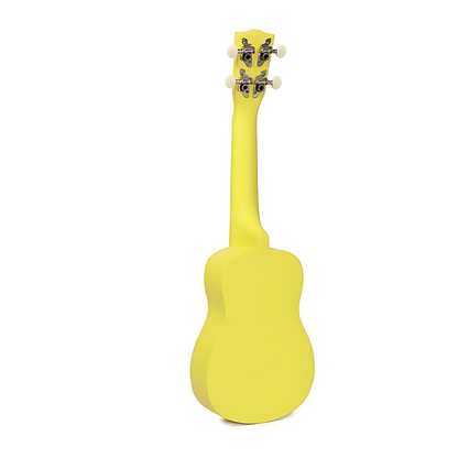 Korala UKS15YE Koncert ukulele szett, 3 pengető, Yellow Matt