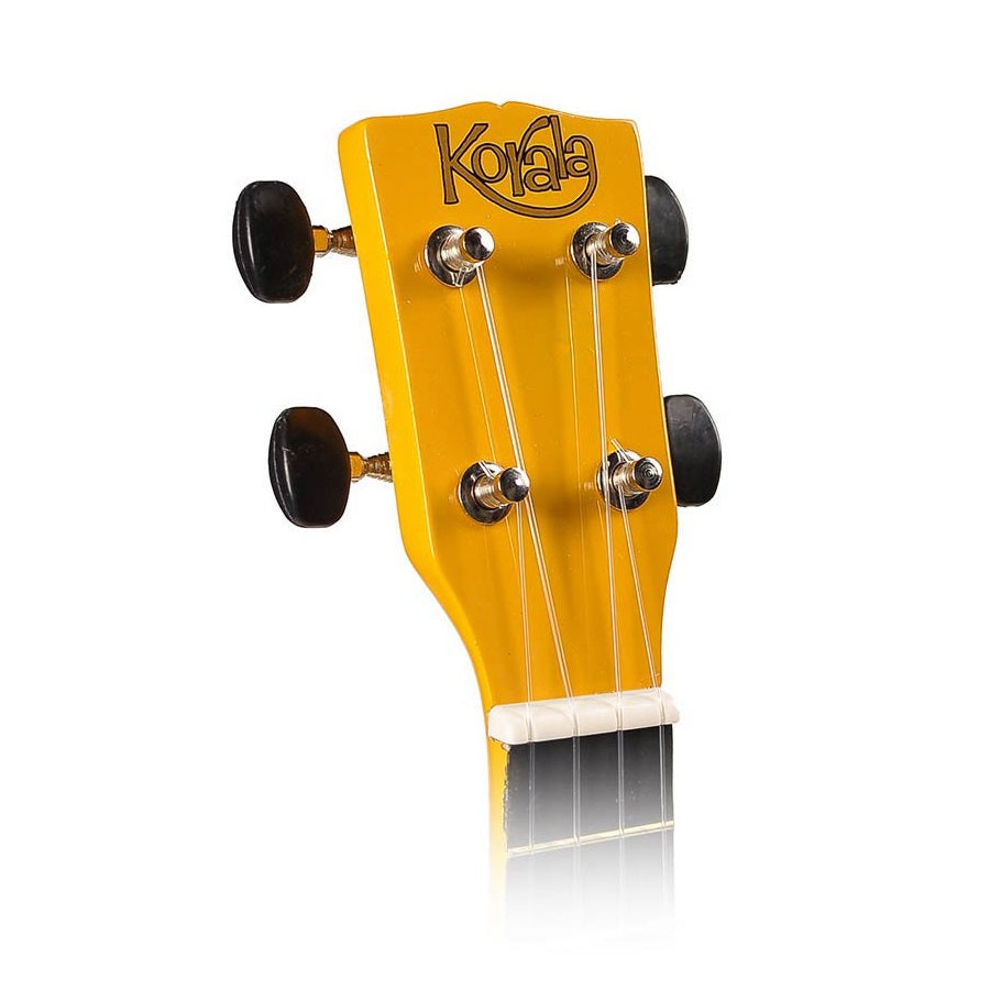 Korala UKS30YE Комплект сопрано укулеле, ток, 3 пегетьо, Yellow