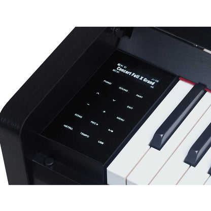 Medeli UP605BK Професионално дигитално пиано, дървена клавиатура (G3PW), черен сатен