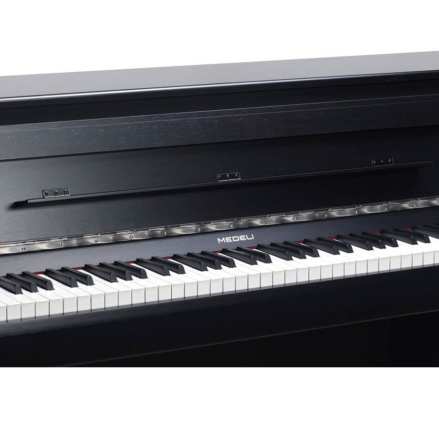 Medeli UP605BK Професионално дигитално пиано, дървена клавиатура (G3PW), черен сатен