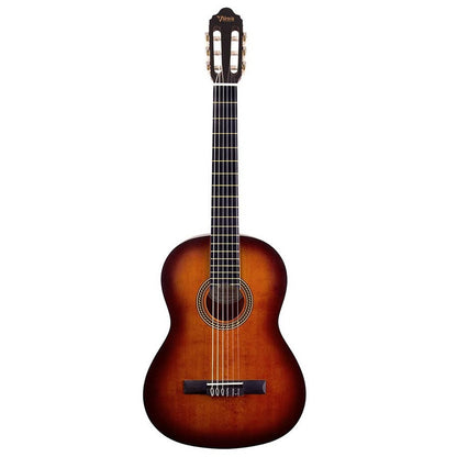 Valencia VC204CSBBasic3 Комплект класическа китара 4/4 с аксесоари, смърч Ситка, сънбърст прозрачен мат сатен
