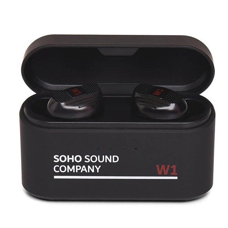 SOHO W1BK Безжични слушалки, power bank, touch control, черни