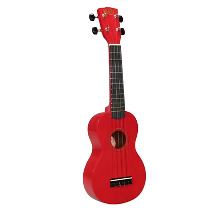 Korala UKS30RD Комплект сопрано укулеле, ток, 3 пегетьо, Red