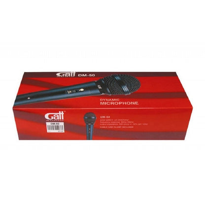 Gatt Audio DM50 Динамичен кардиоиден микрофон, с включени кабел и щипка