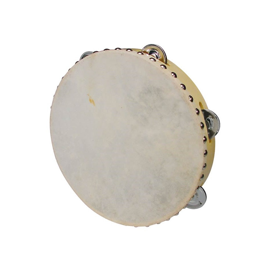 Hayman CSN0906 Тамбурина от дърво, естествена кожа, 9”