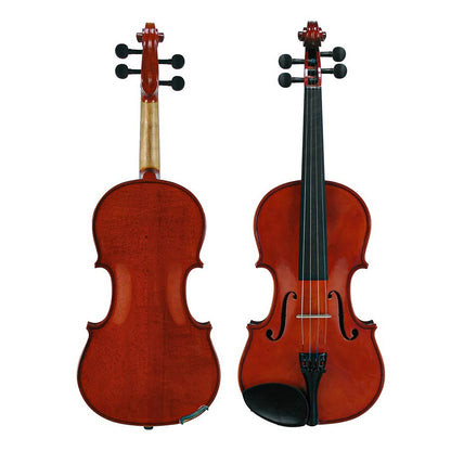 Leonardo LV1632 Класически акустичен комплект цигулка 1/32, Elementary Series, масивно дърво, с лък и кутия