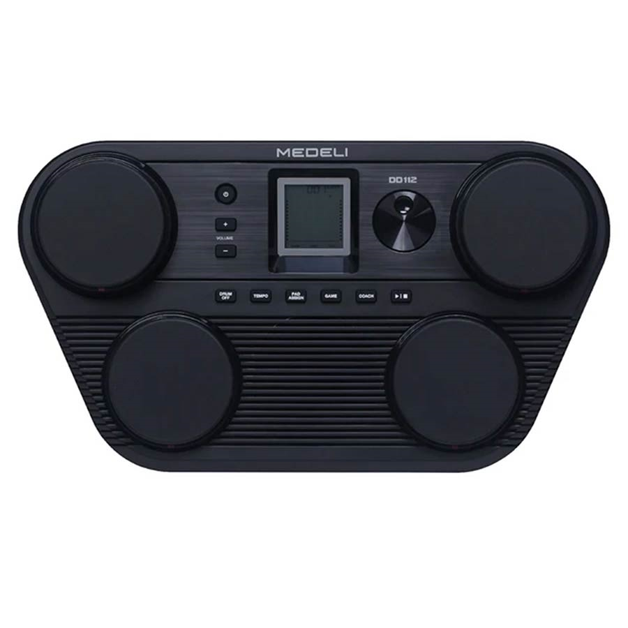 Medeli DD112BK Комплект електронни барабани, с 4 пада и включени палки, черен