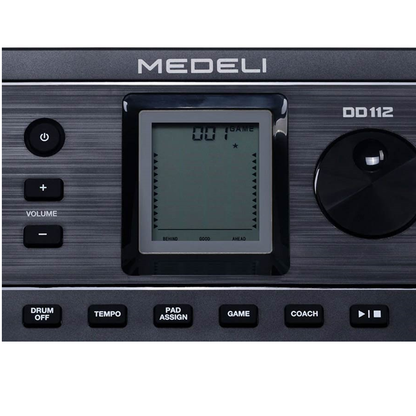 Medeli DD112BK Комплект електронни барабани, с 4 пада и включени палки, черен