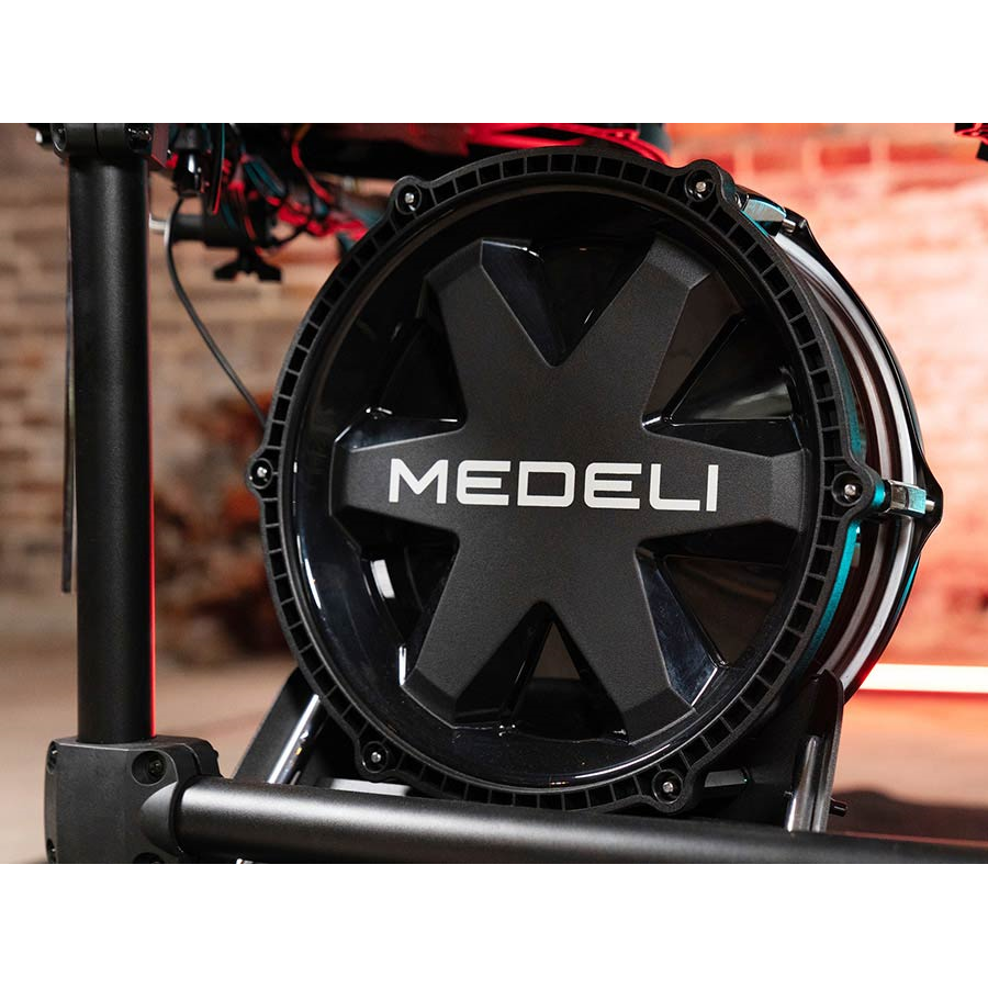 Medeli MZ923 Премиум комплект електронни барабани, с 12 части и включен хардуер, винтидж палисандър