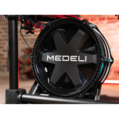 Medeli MZ923 Премиум комплект електронни барабани, с 12 части и включен хардуер, винтидж палисандър