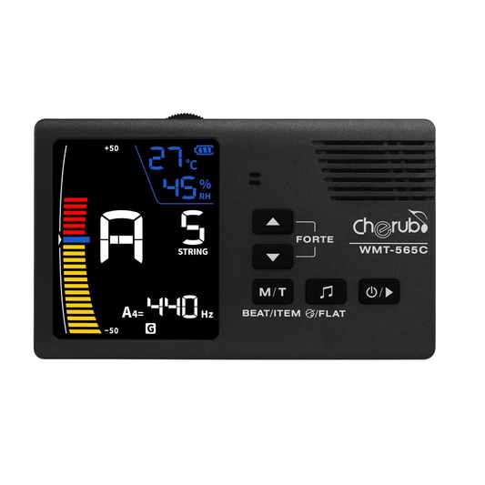 Cherub WMT565C Метроном и тунер 5-в-1, тонов генератор, влагомер и термометър